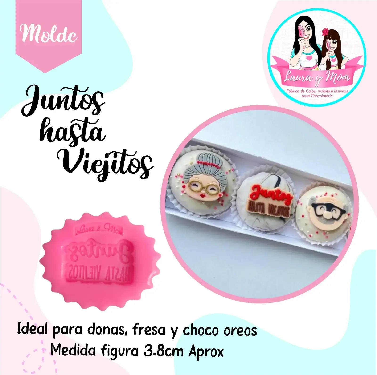 Molde Juntos hasta Viejitos 