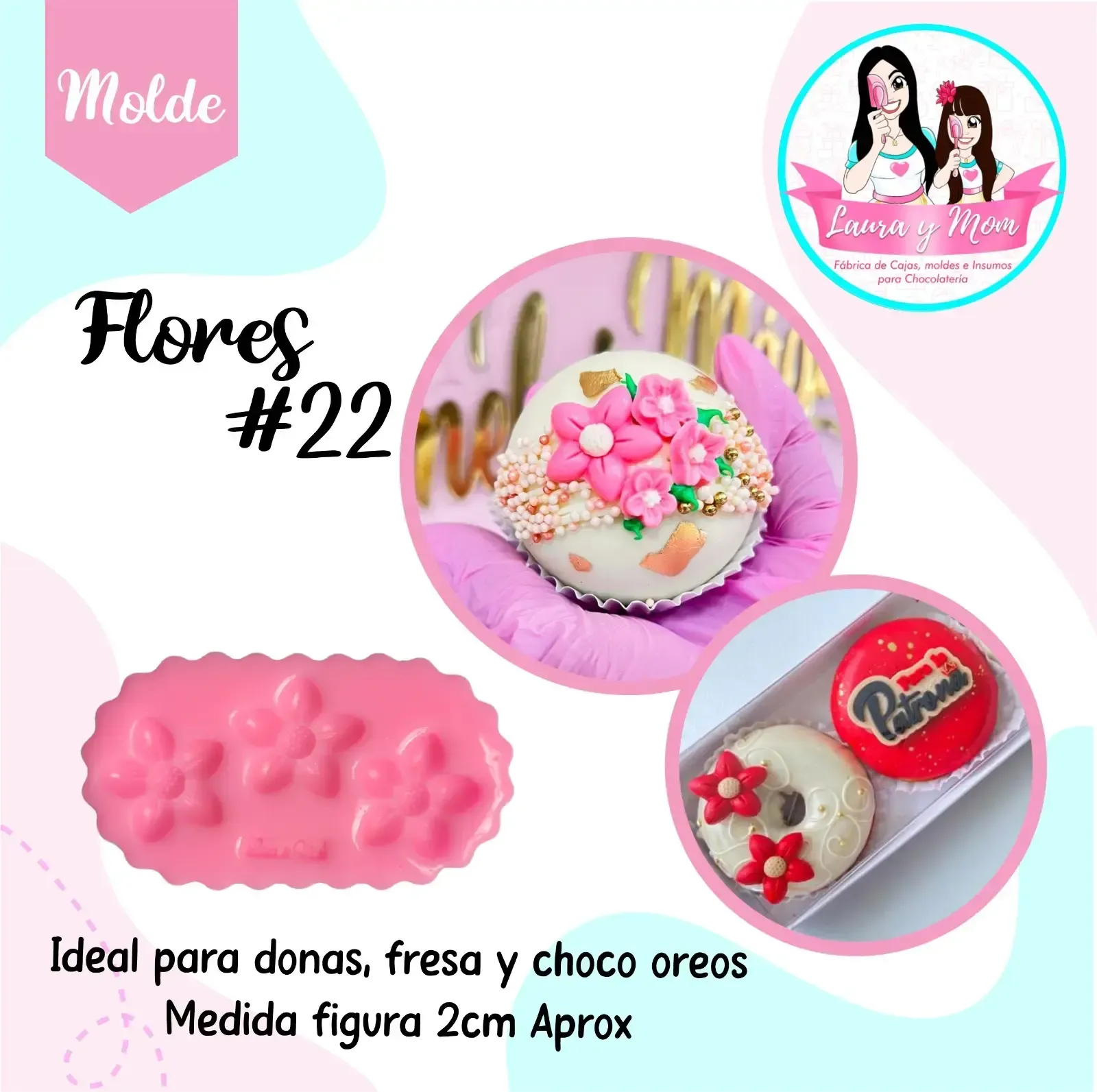 Molde Flores #22