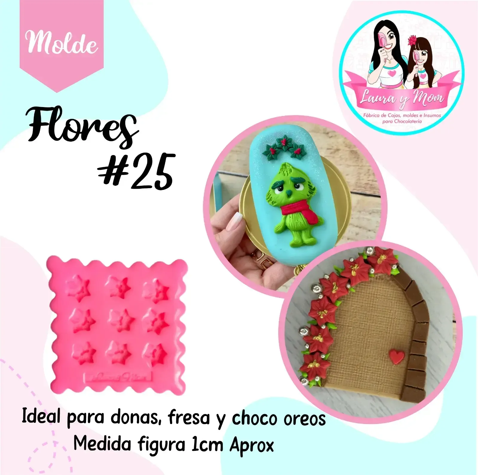 Molde Flores #25 
