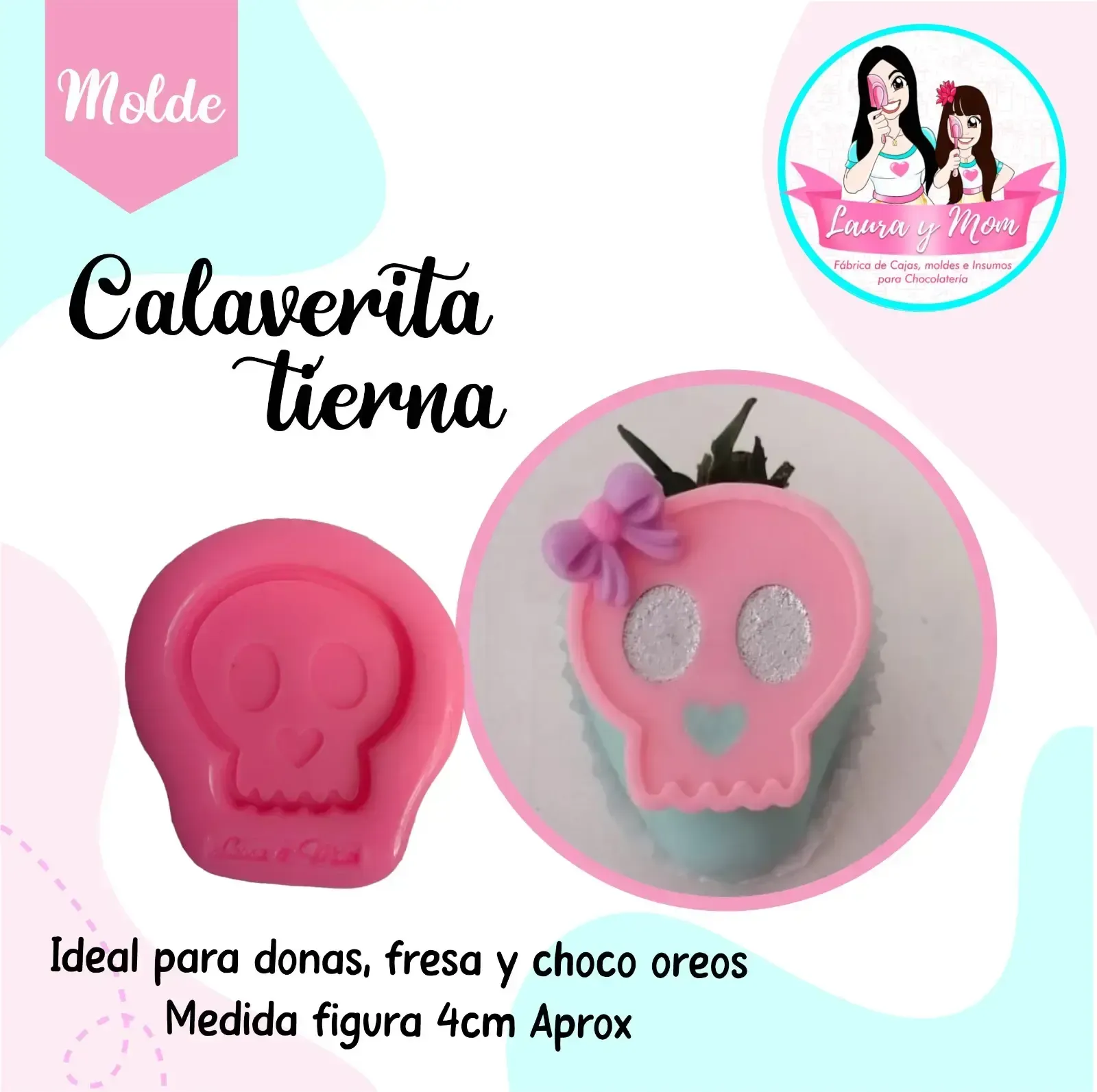 Molde Calavera Tierna 
