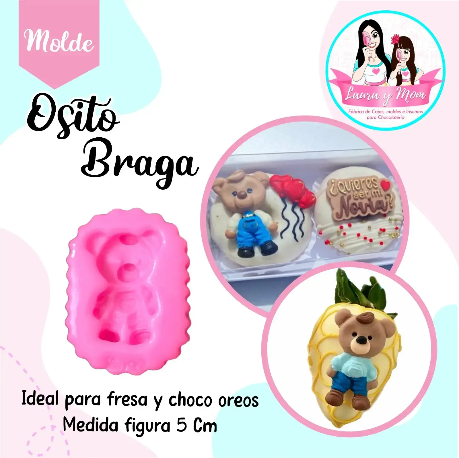 Molde Osito Braga