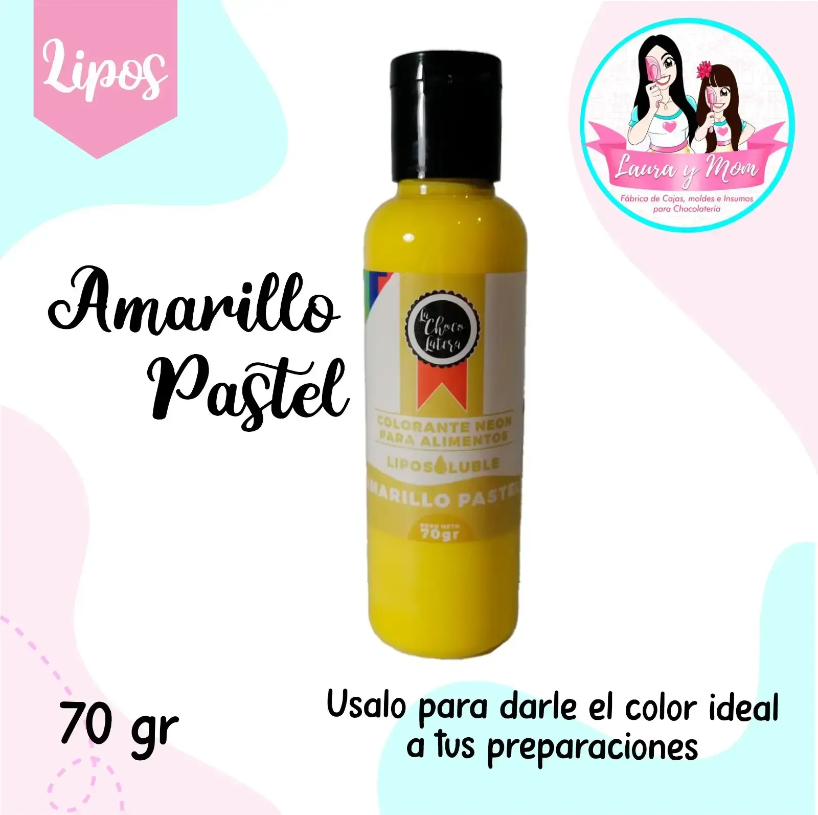 Liposoluble Amarillo Pastel