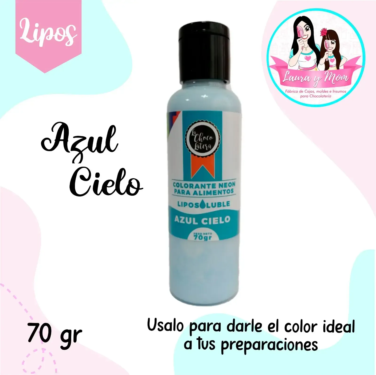 Liposoluble Azúl Cielo 