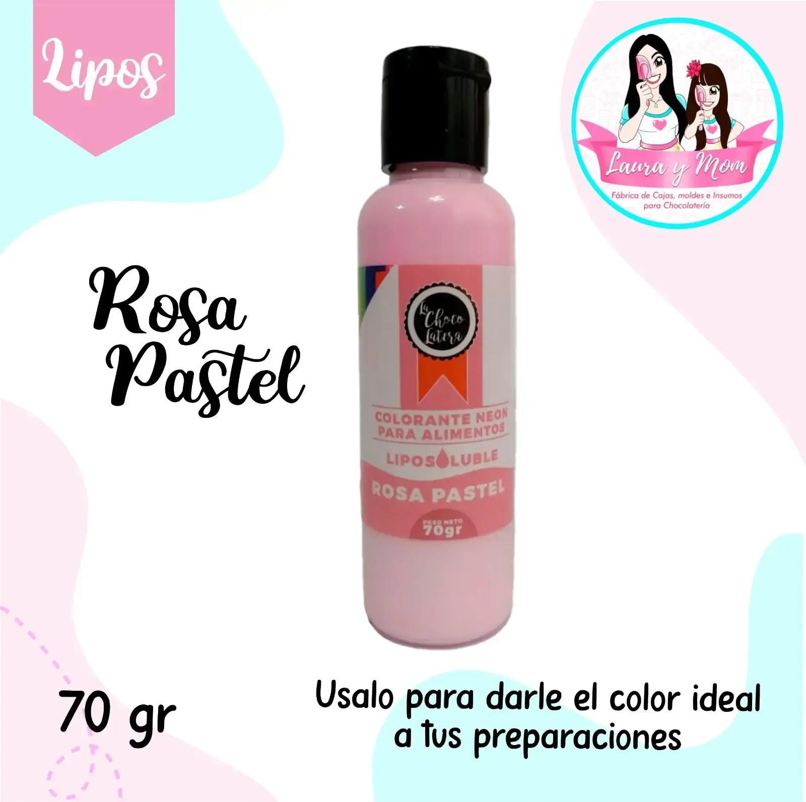 Liposoluble Rosa pastel 