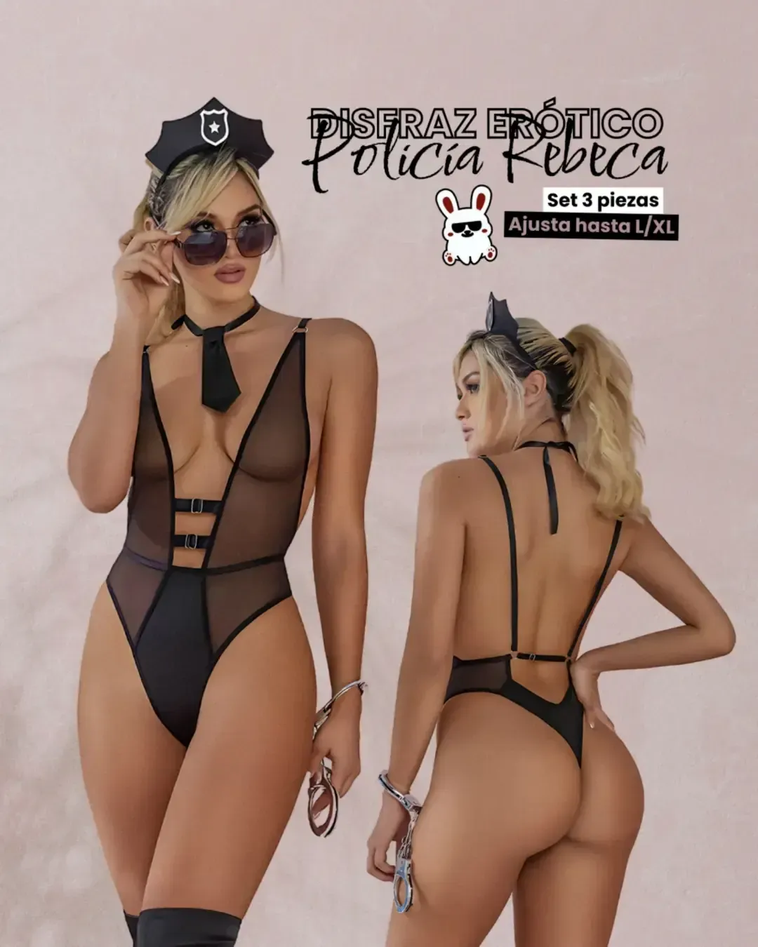 DISFRAZ POLICIA BODY REBECA BY HENTAI FANTASY