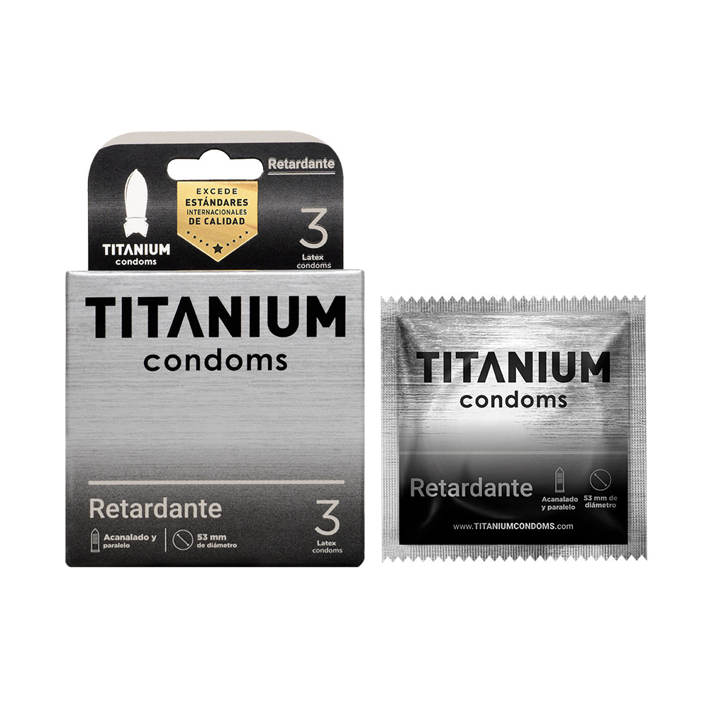 CONDONES RETARDANTE X3 By. TITANIUM