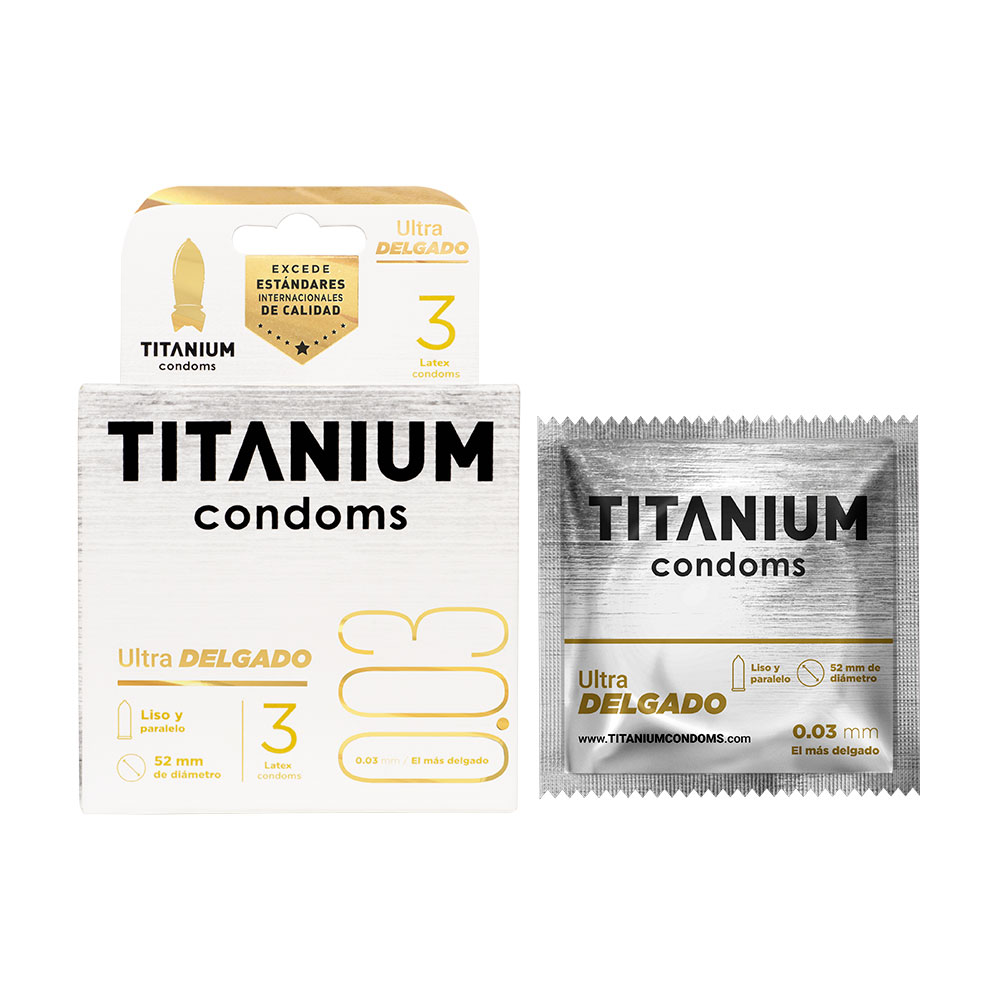 CONDONES ULTRA DELGADOS X3 By TITANIUM