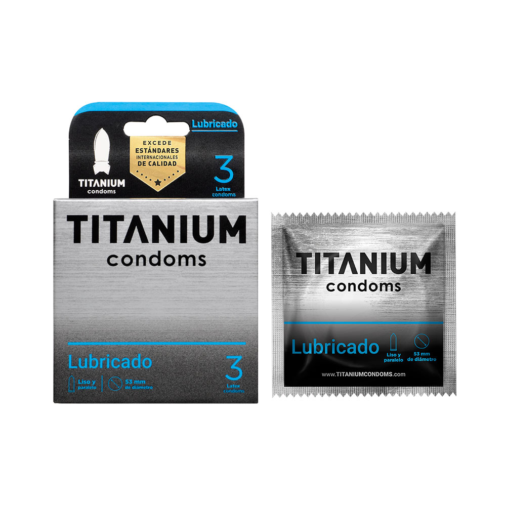 CONDONES LUBRICADOS X3 By. TITANIUM