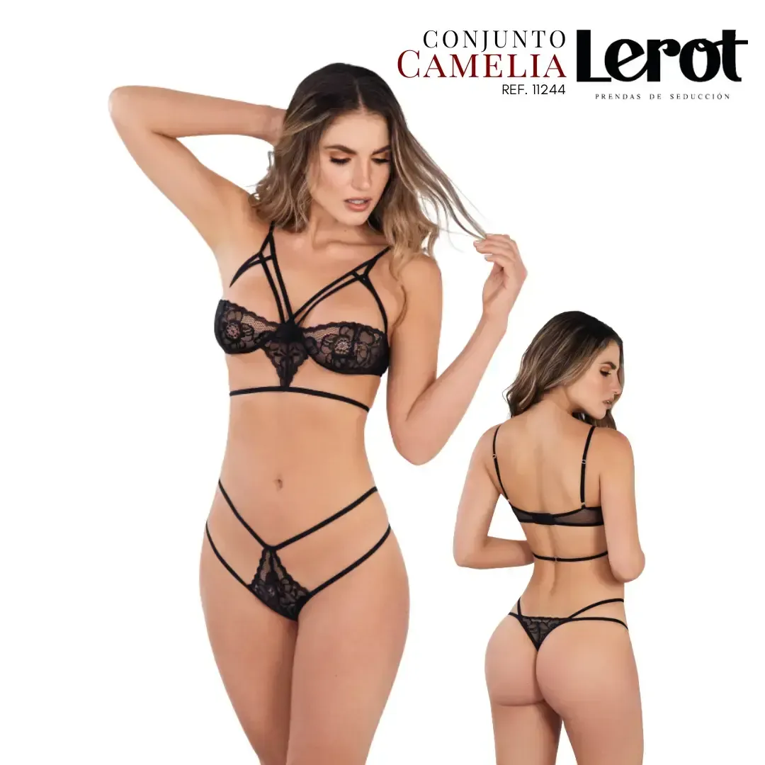 CONJUNTO BRALETTE CAMELIA REF. 11244 By. Lerot