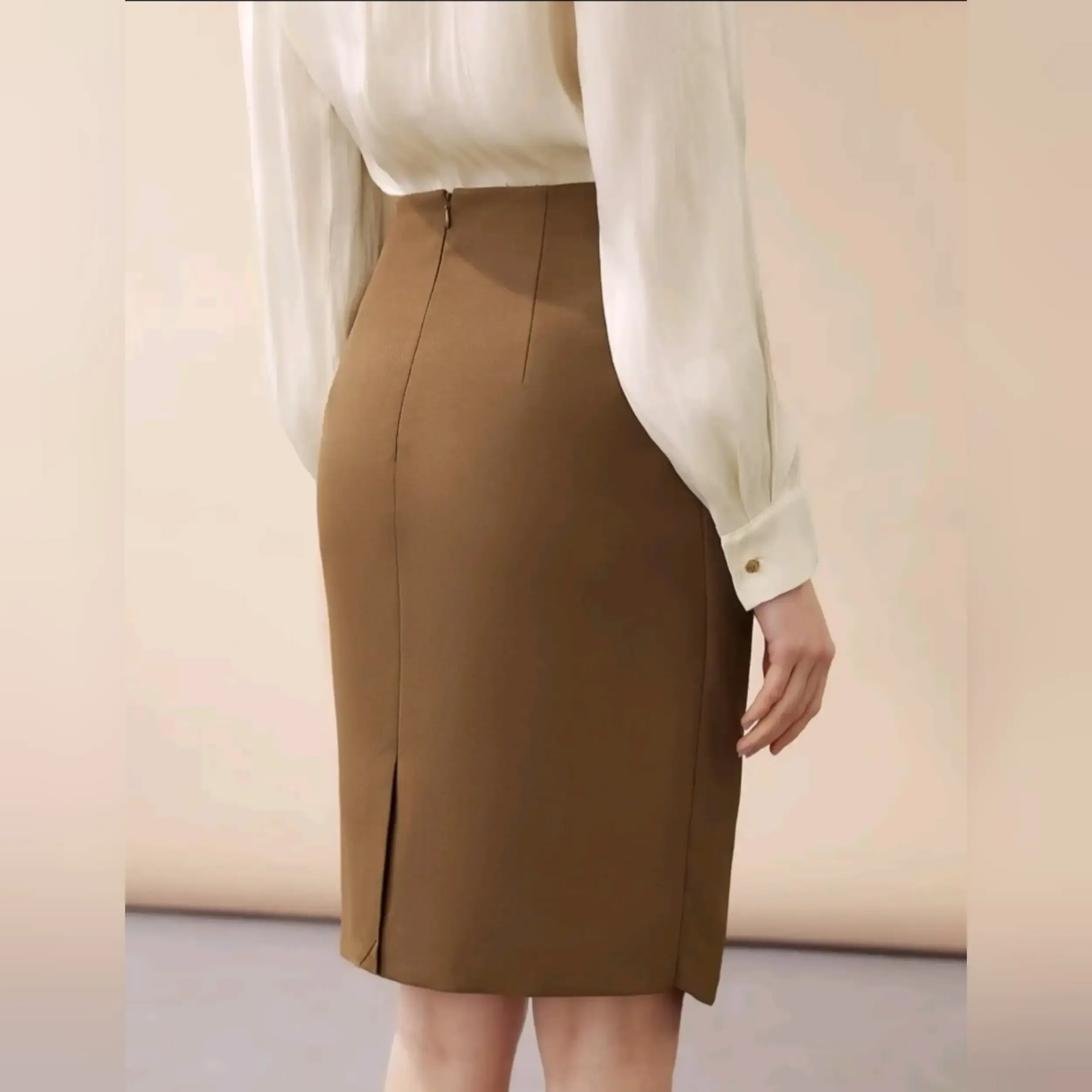 Falda Motf Premium Diseño Cruzado Con Hebilla Talla M