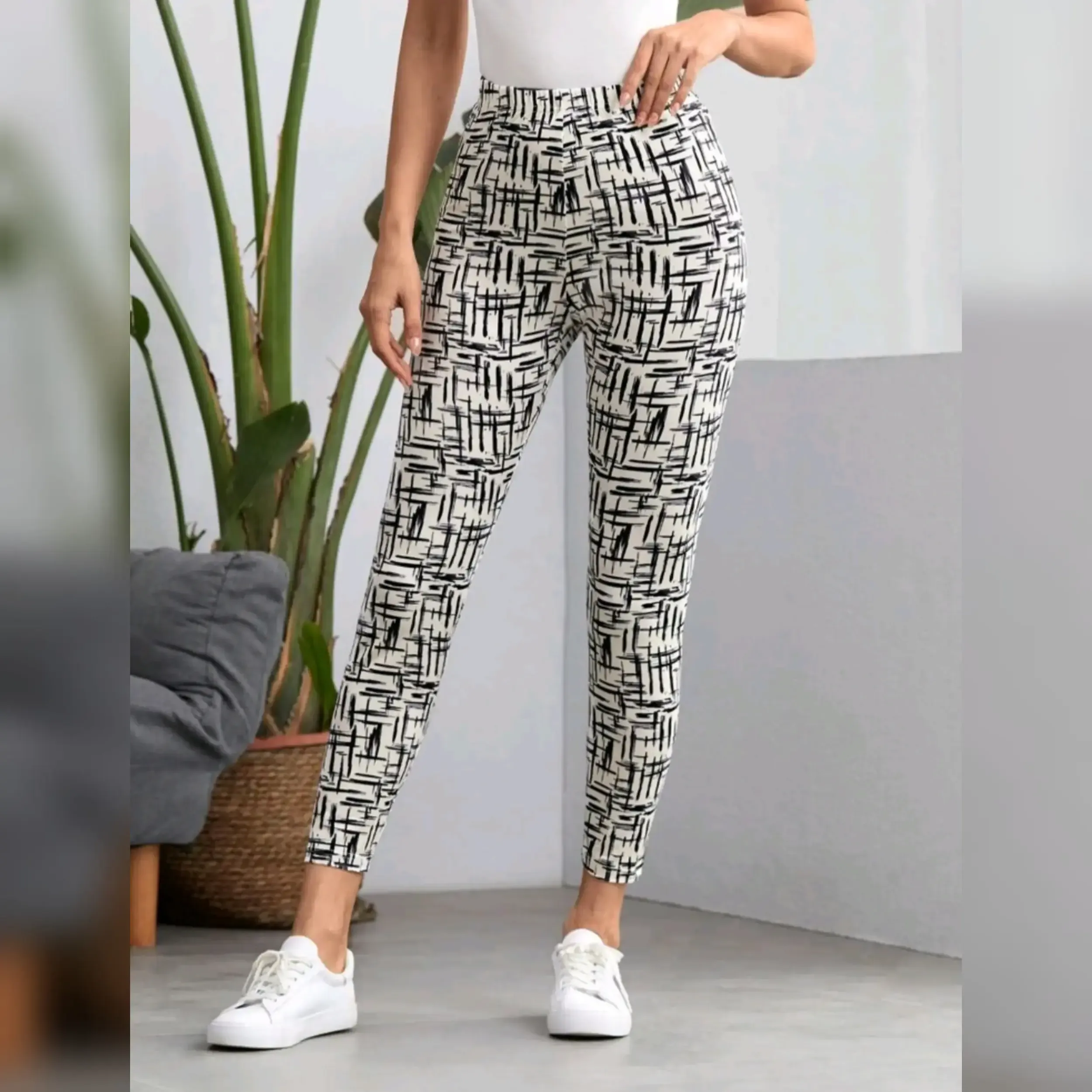 Leggins con Estampado corto 