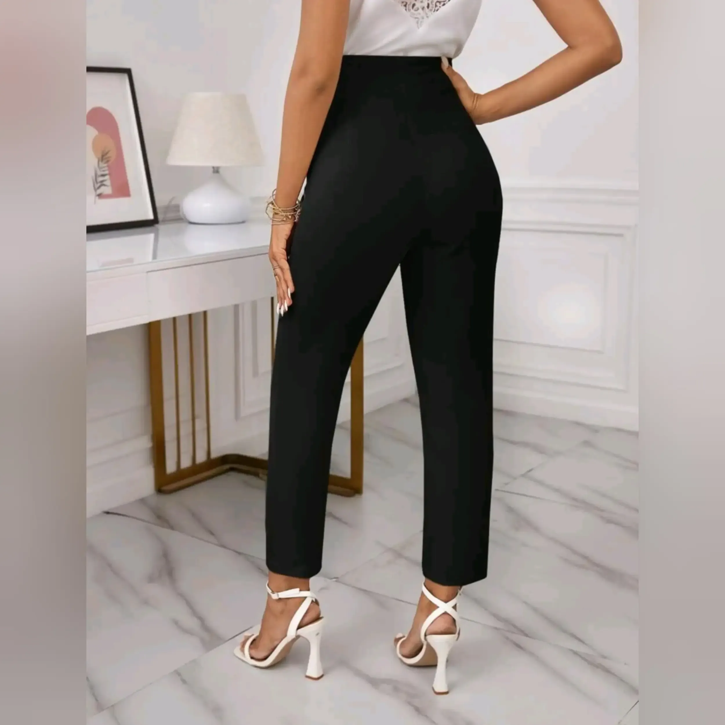Pantalones de cintura Alta Conica