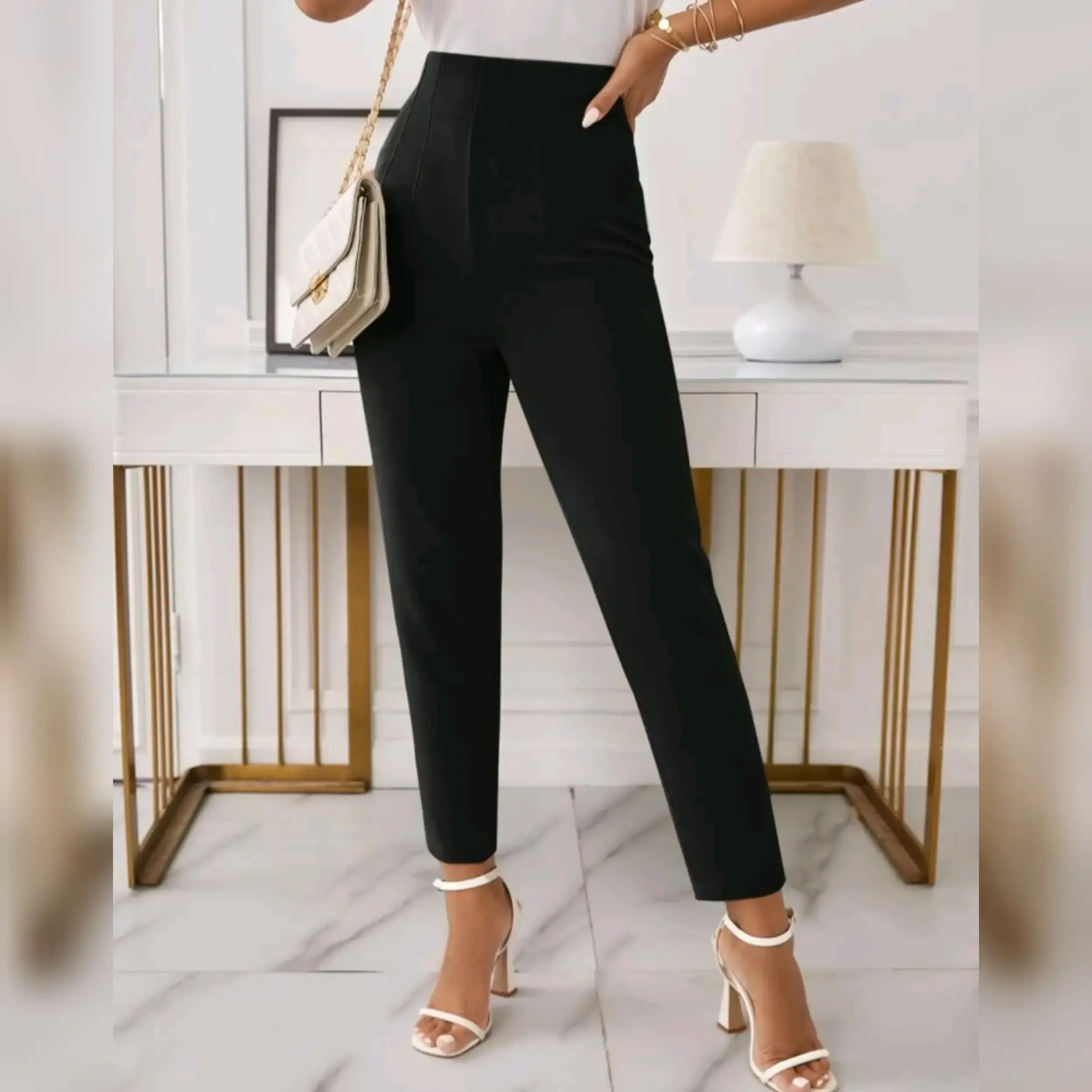 Pantalones de cintura Alta Conica