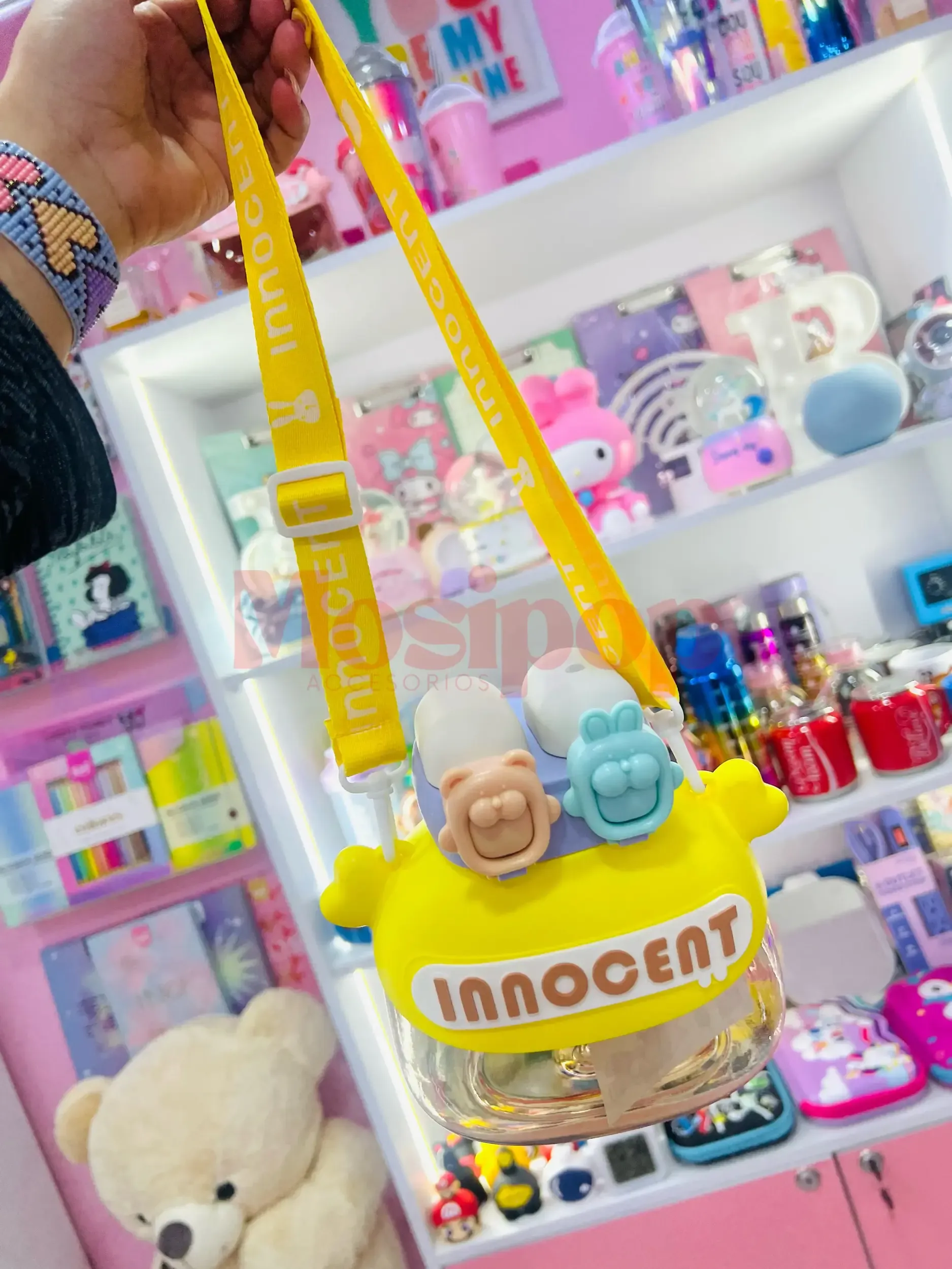 Thermos doble pico kawaii 
