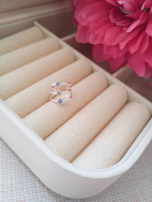 Ear Cuff Triple con Circones