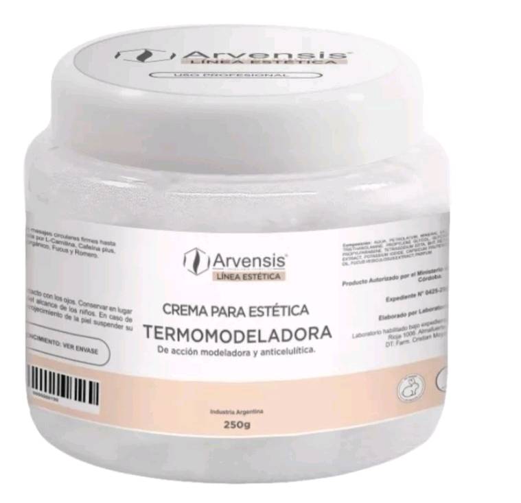Crema termica, resuctora con resultados rapidos 250gr