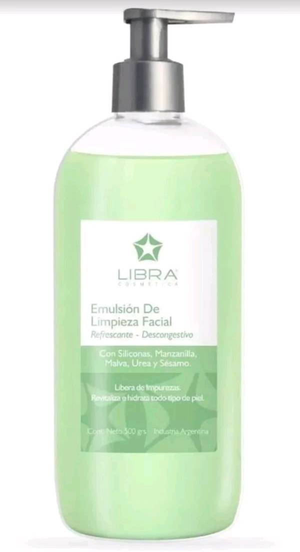 Emulsion de limpieza facial Libra 500ml