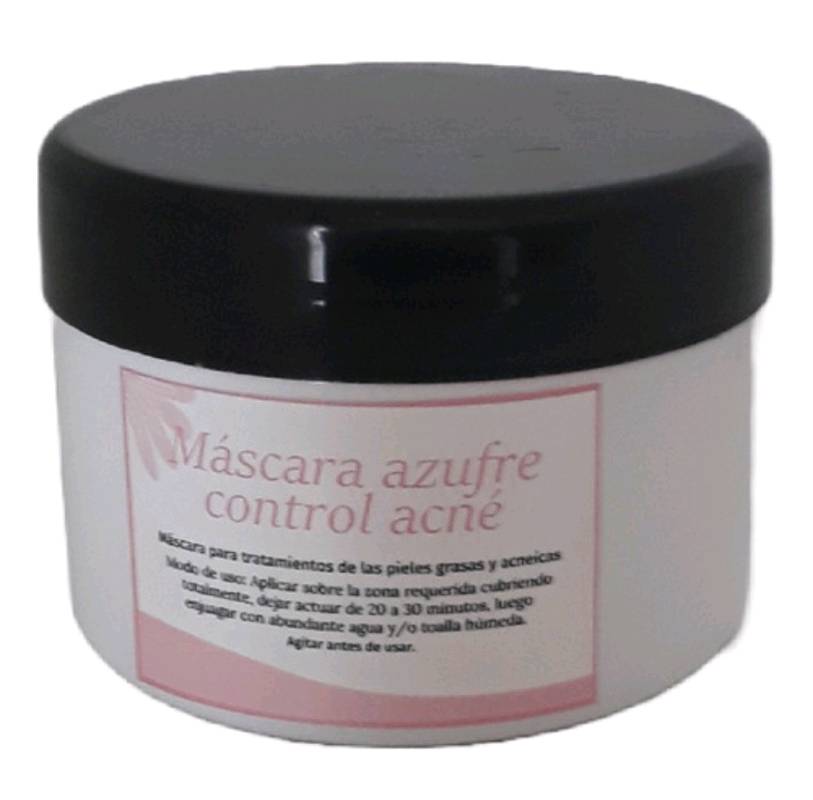 Mascara con azufre secativa,antiacne