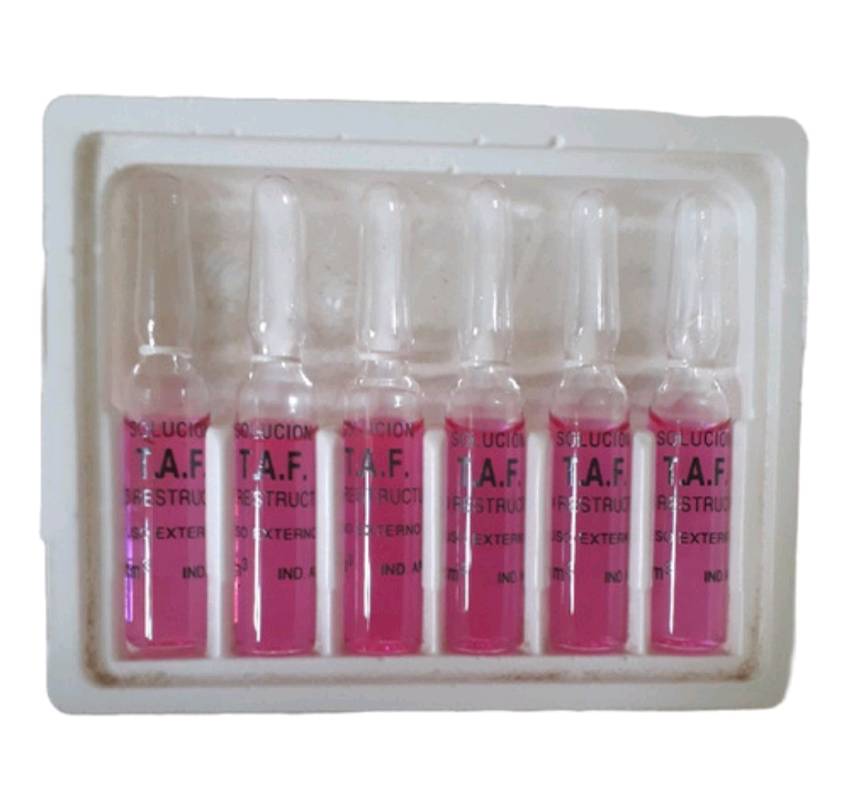 6 ampollas triple acido frutal para las arrugas y estrias