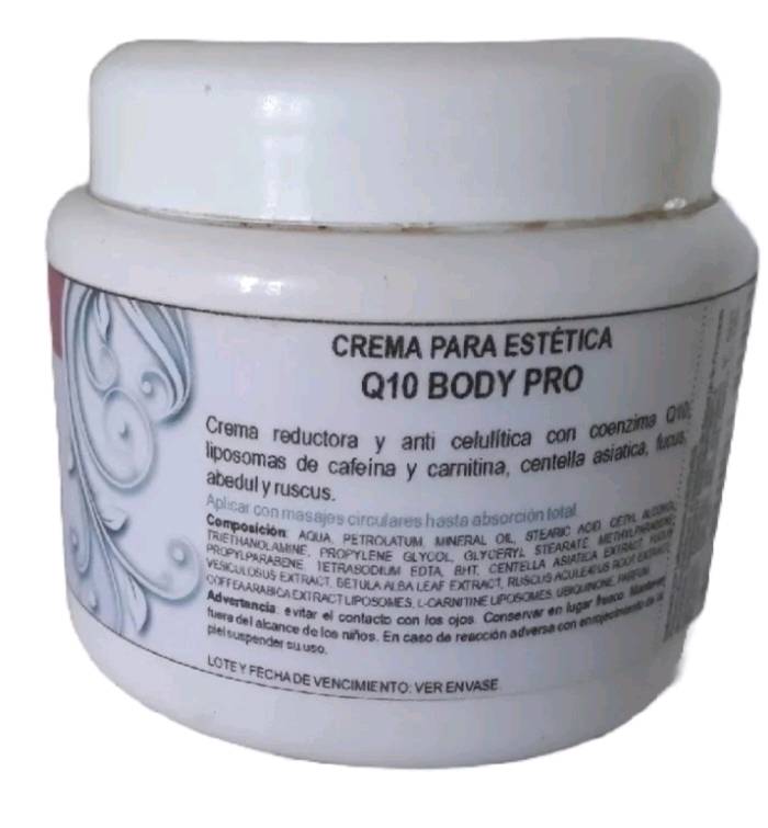 Crema q10 completa, reductora reafirmante anticelulitica 250gr