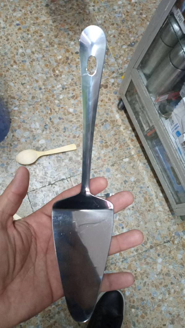 joystick, spatula, paintbrush