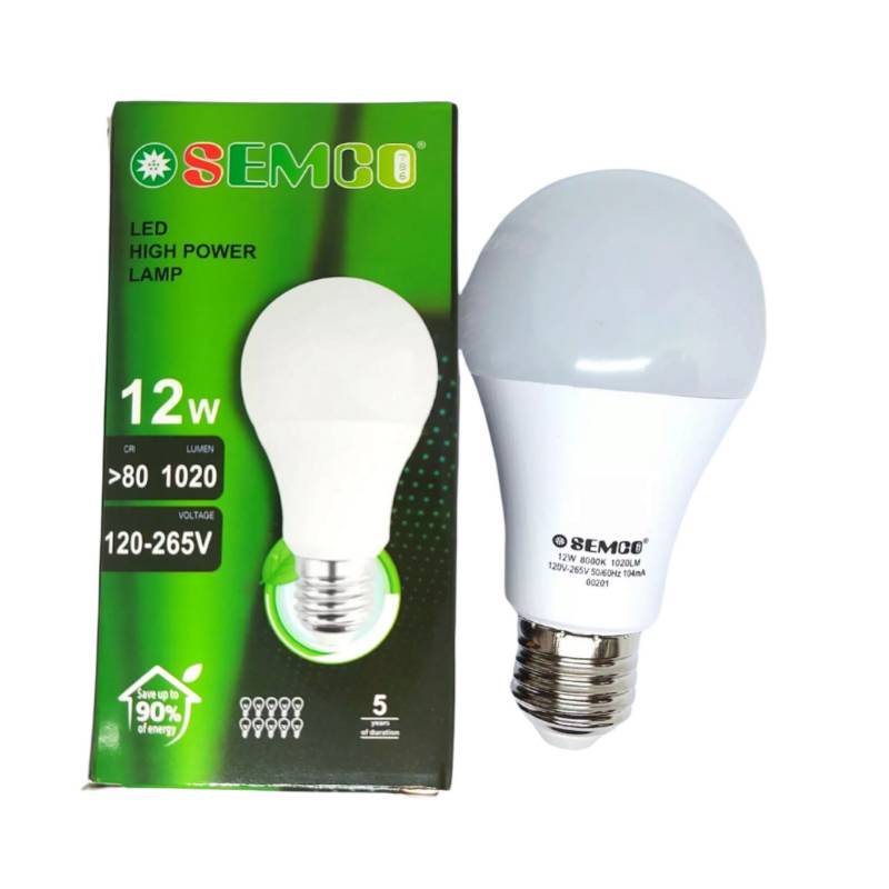 BL129S - Bombillo led 12W luz día 6500°K 85-265V A60 con sensor de  movimiento IP20 Karluz