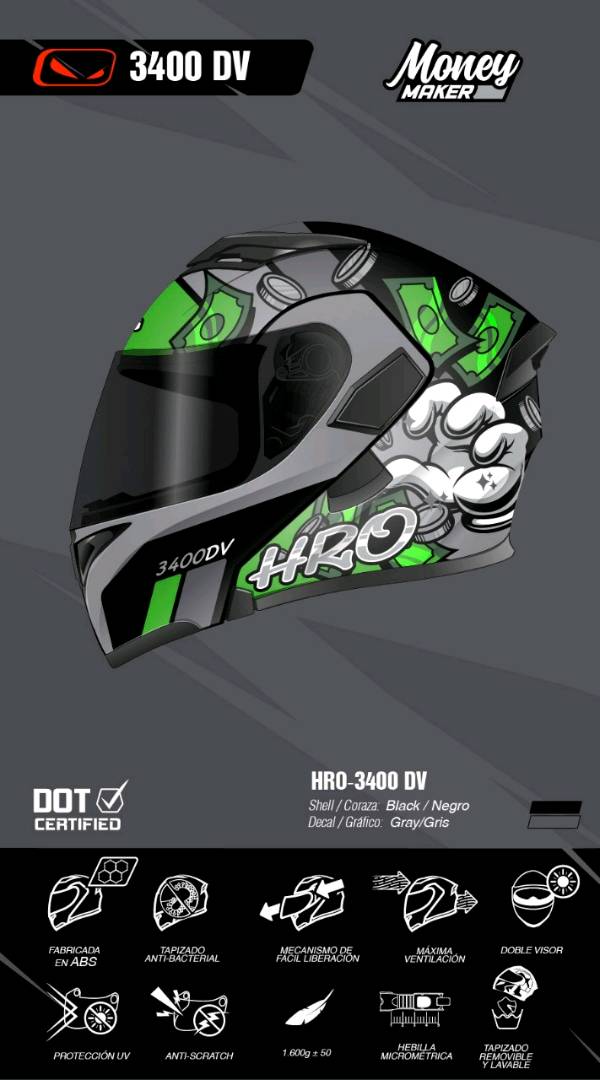 Cascos HRO Doble Proposito en Santa Cruz del Quiche