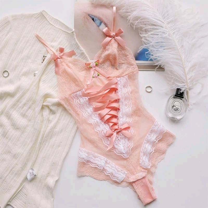 Bodysuit Encaje Damasco 