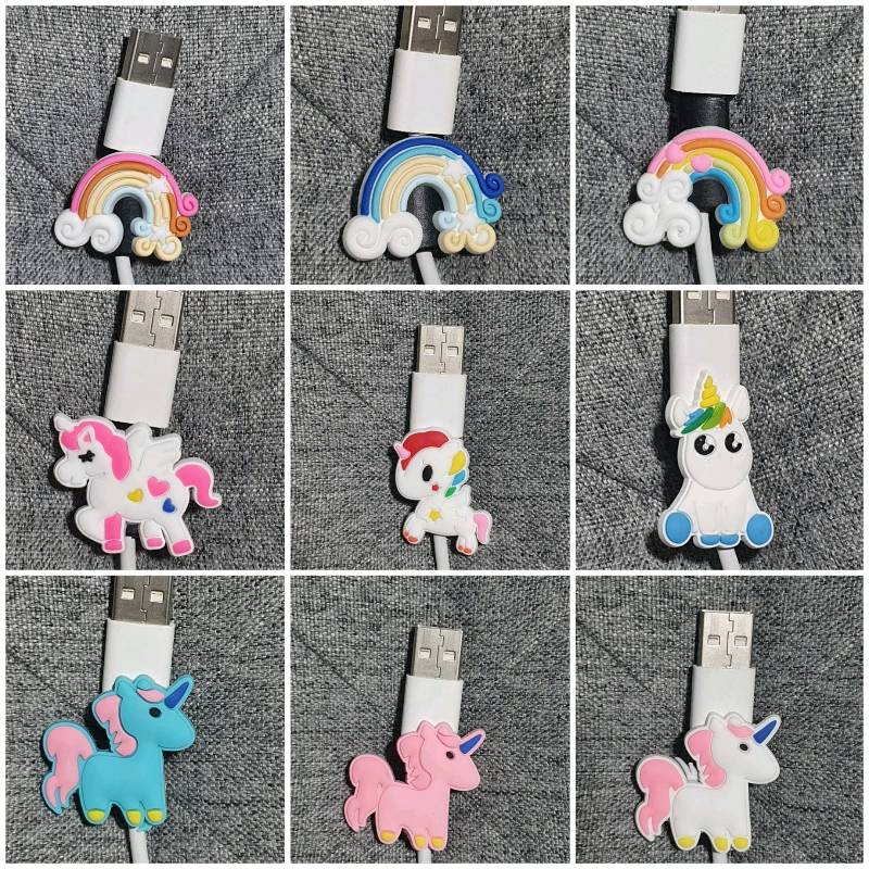 Protectores  unicornios y arcoiris