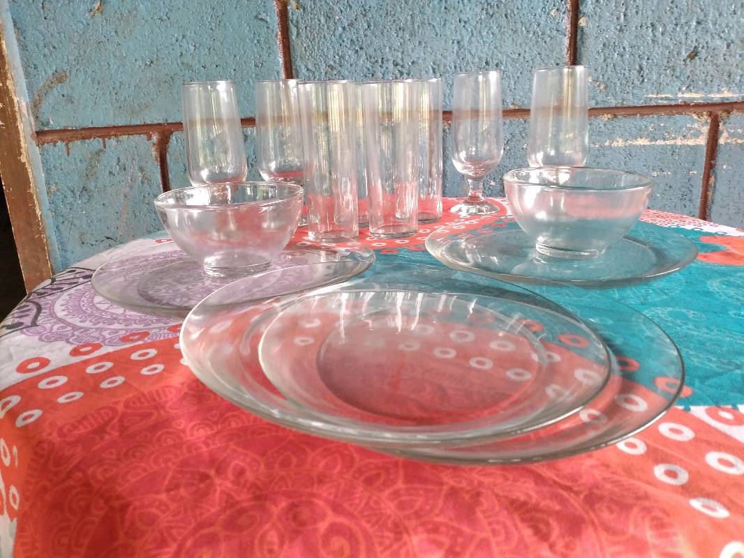 Vajilla de cristal en Guatemala City