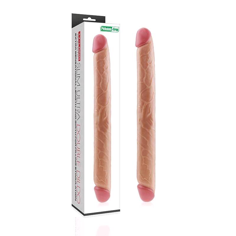 DILDO 17" DOBLE REALISTICO, TAMAÑO KING. LOVETOY - LV2213