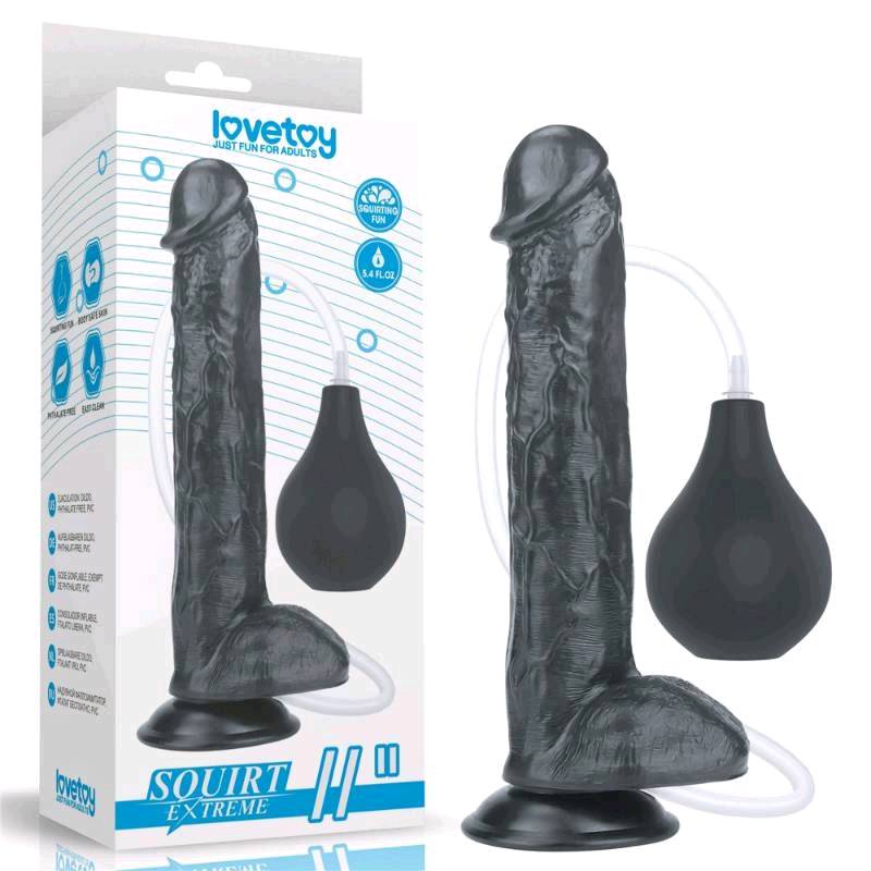 DILDO SQUIRT EXTREME DE CHORRO 11" 28 CMS. LOVETOY - LV116026