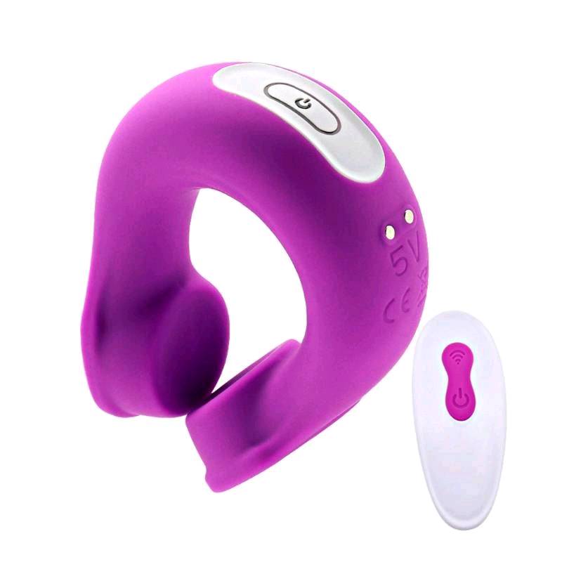 ANILLO VIBRADOR FORMA AURICULAR, 9 MODOS Y CONTROL. X002S5274D