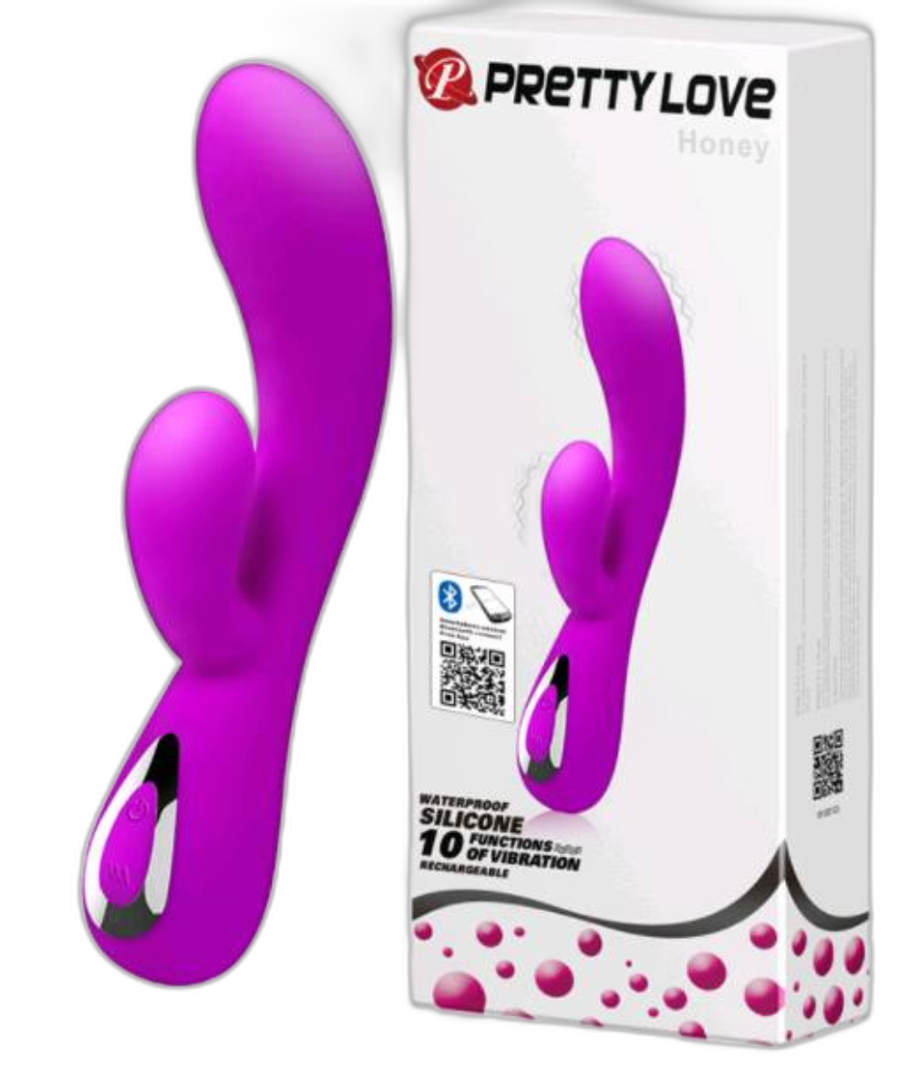 VIBRADOR PREMIUM, 10FRECUENCIAS, CARGA USB. HONEY BI-014129HP