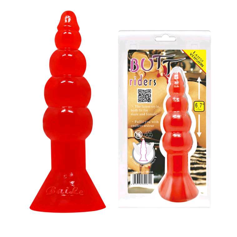 SUPER PLUG ANAL CON BASE DE SUCCION. BAILE - BI-017005