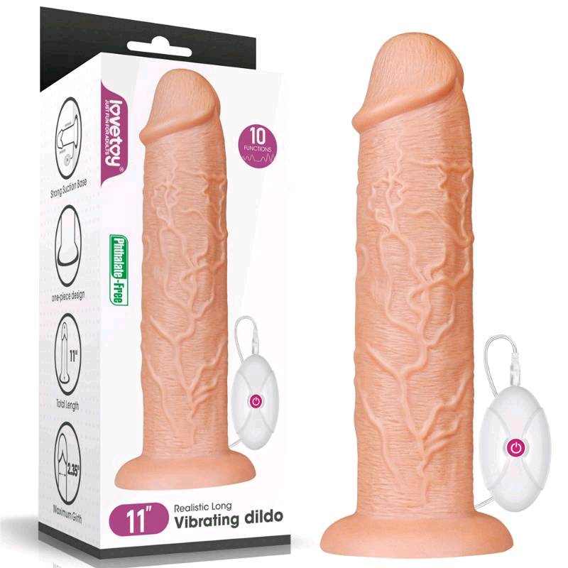 VIBRADOR 11", 10 FRECUENCIAS, CONTROL. LOVETOY - LV111121