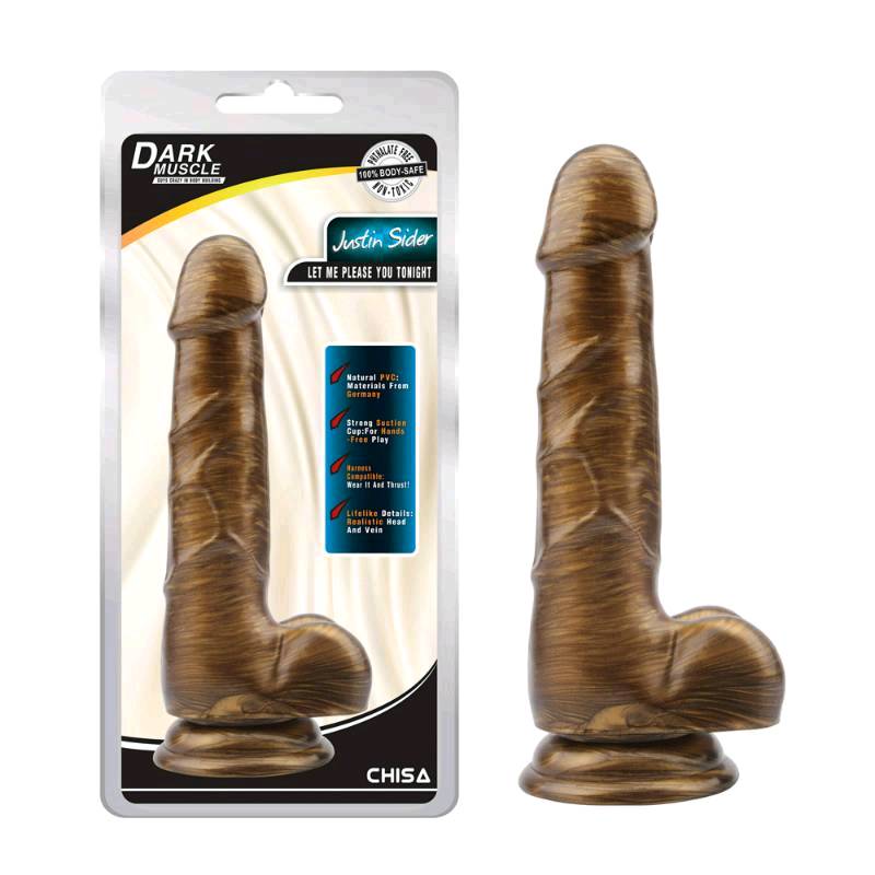 DILDO DORADO CON VENTOSA Y BASE DE SUCCION. CHISA - CN-711758843