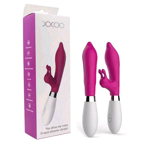 VIBRADOR 10 FRECUENCIAS CON ESTIMULADOR. DOCOO - VV307