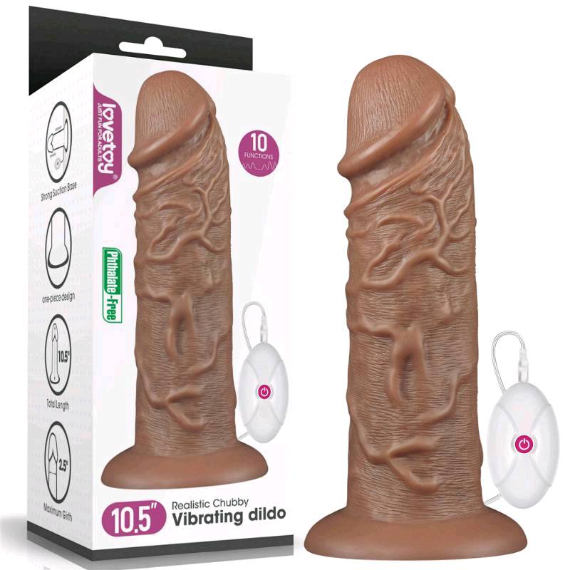 VIBRADOR 10.5", 10 FRECUENCIAS, CONTROL. LOVETOY - LV111120