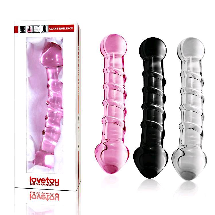 DILDO ROMANCE DE VIDRIO 7". LOVETOY - GS05