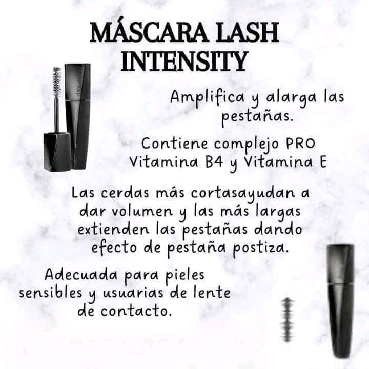 Máscara para Pestañas Lash Intensity, Efecto Pestañas Postizas.