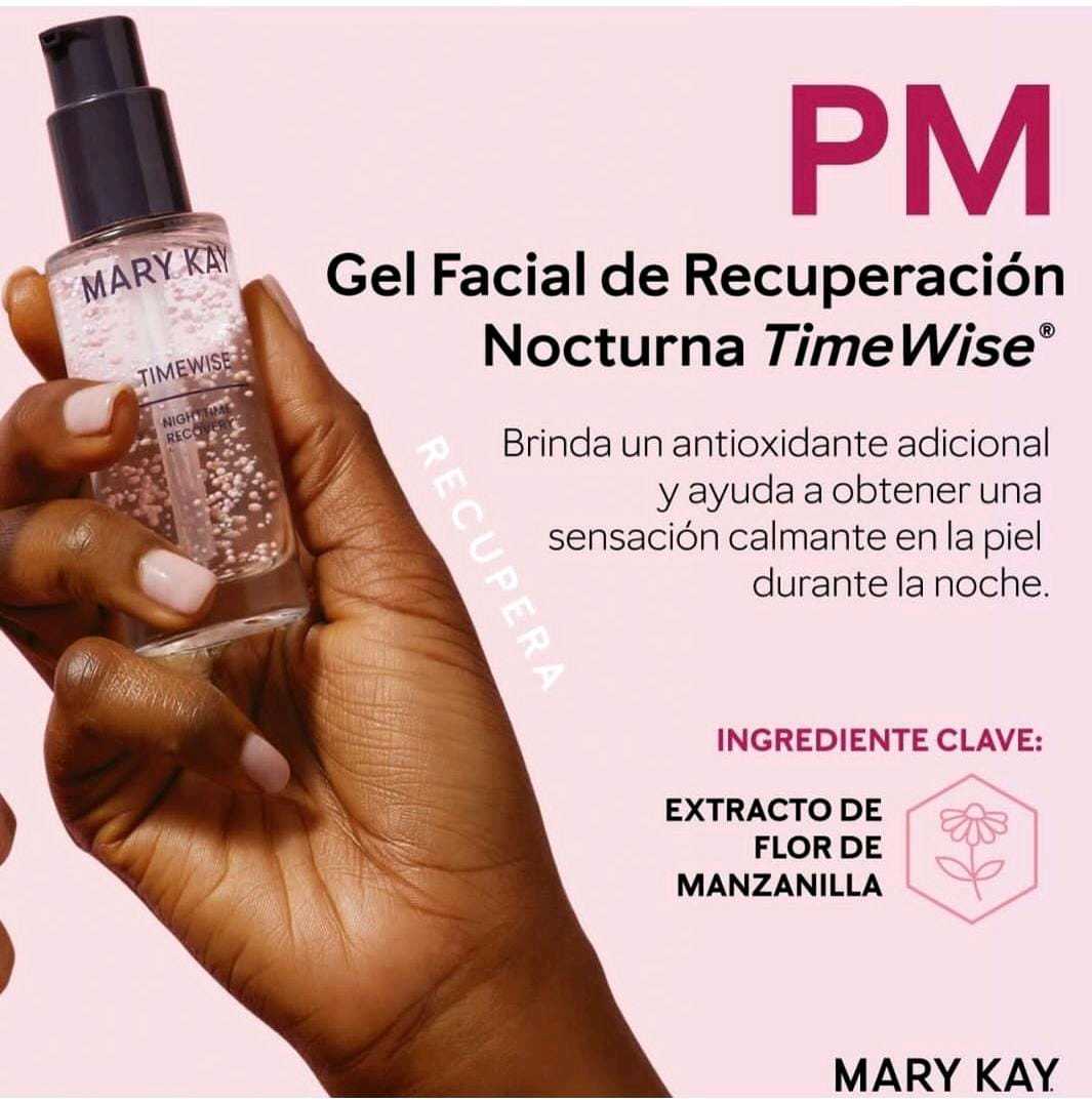 Gel Facial de Recuperación Nocturna.