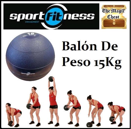 Balón medicinal deportivo SportFitness para entrenar