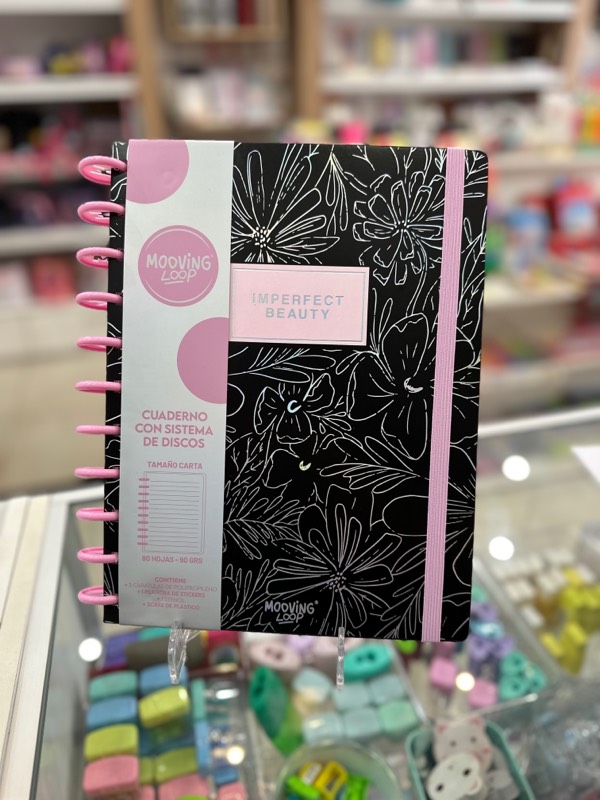 CUADERNO A DISCO LOOP CARTA MOOVING