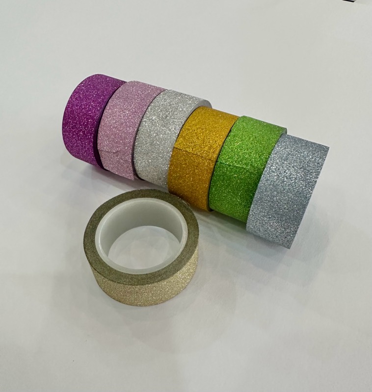 Washi tape glitter BRW