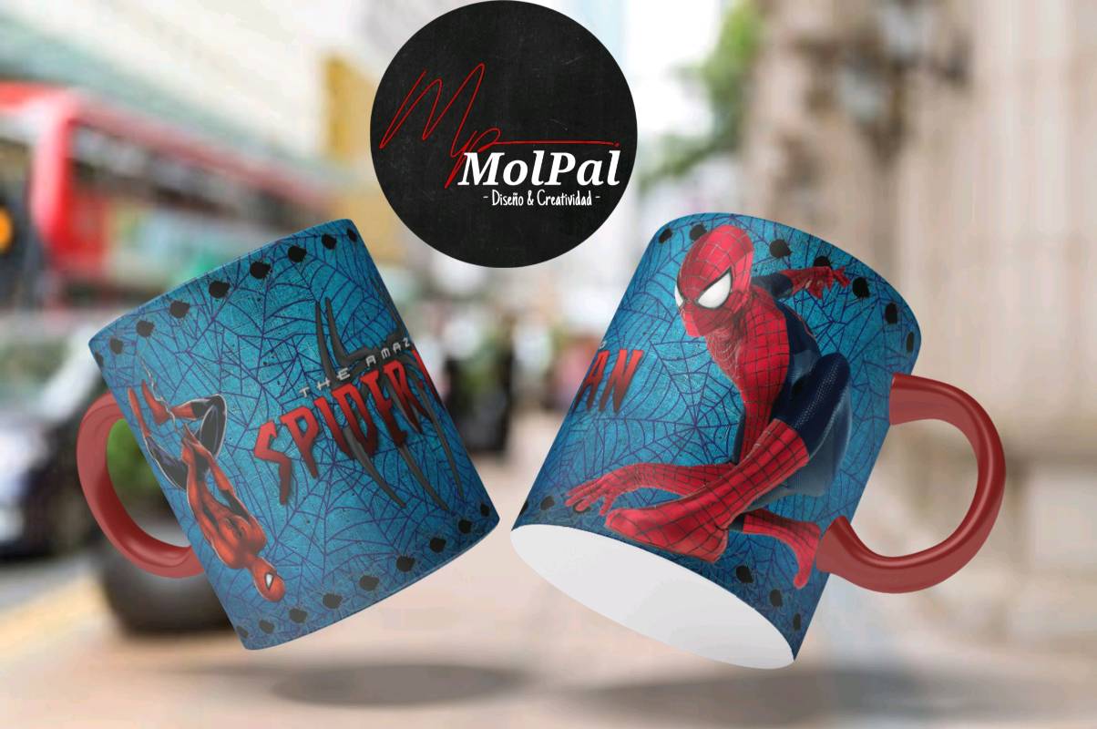Taza Mágica Spiderman Homecoming Varios Diseños