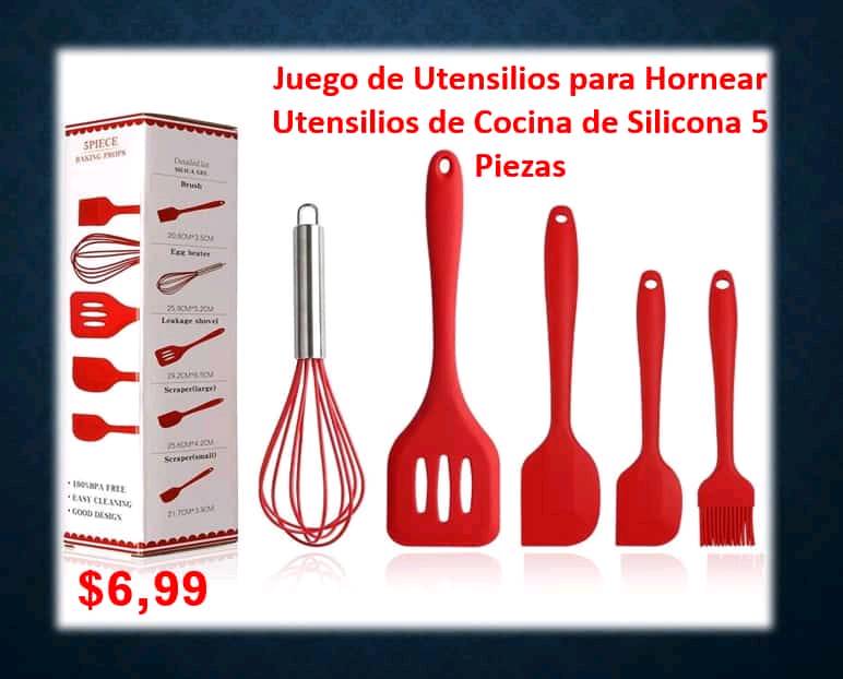 11 Piezas, Juego De Utensilios De Silicona, Juego De Utensilios De Cocina,  Juego De Utensilios De