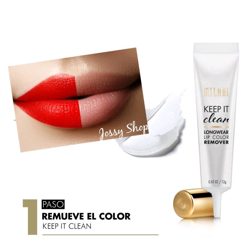 Keep ir clean Milani removedor de labial 