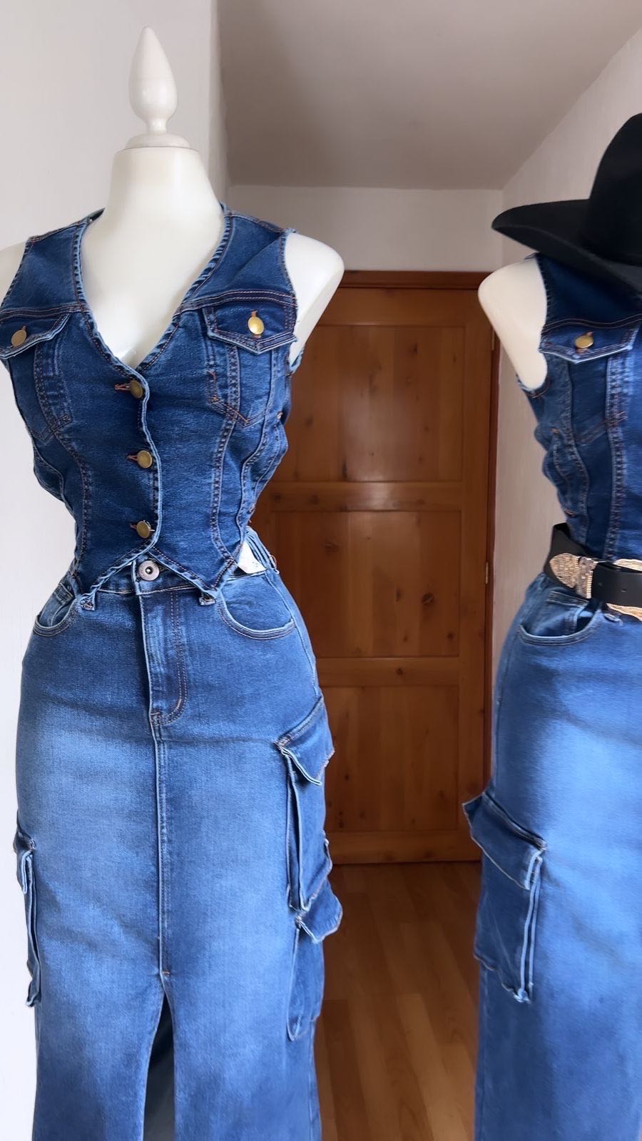 Chaleco Denim 