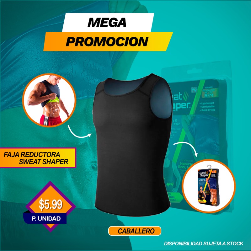 Faja Reductora Sweat Shaper Para Mujer - Importadora y